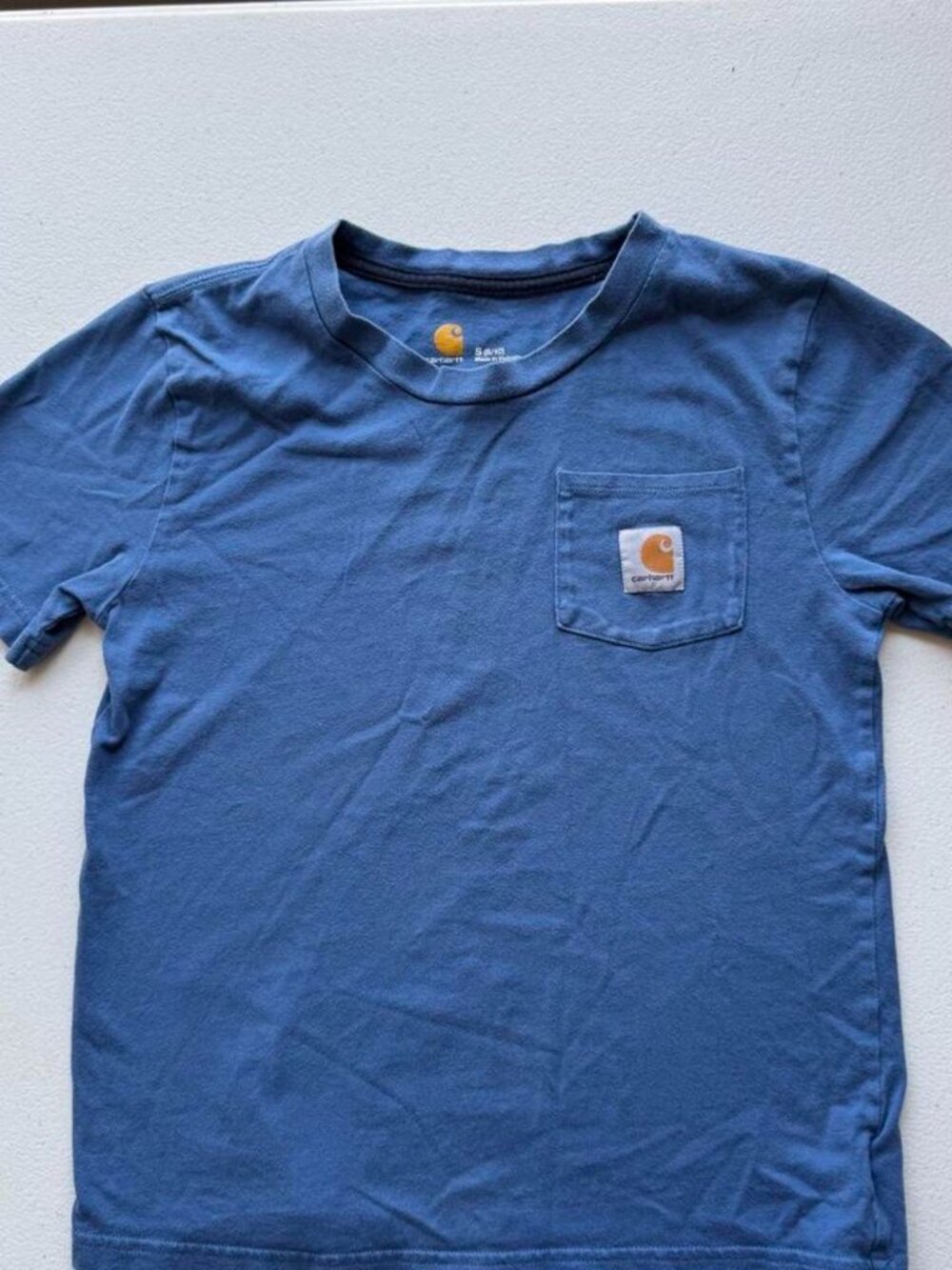 Carhartt Kids Pocket Short Sleeve T-Shirt Size